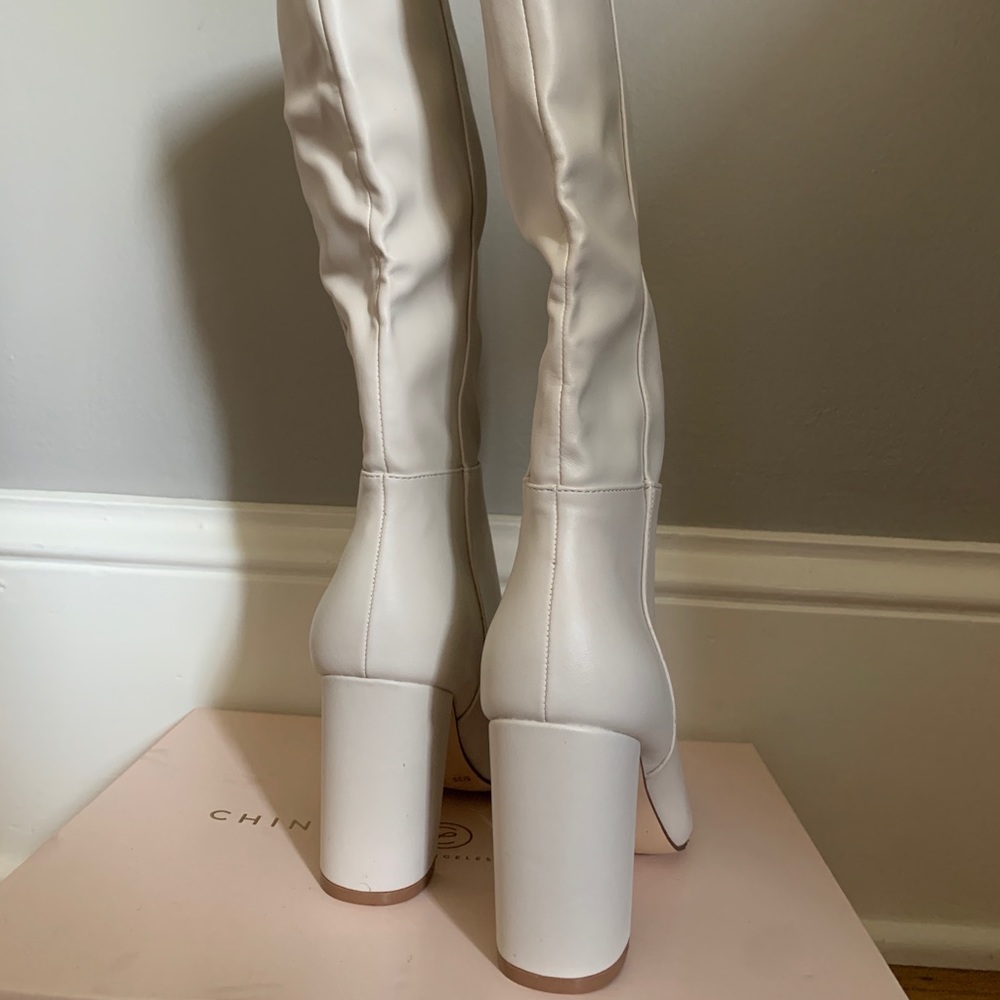 Chinese Laundry Krafty Smooth boot in Ecru - Picture 4 of 11